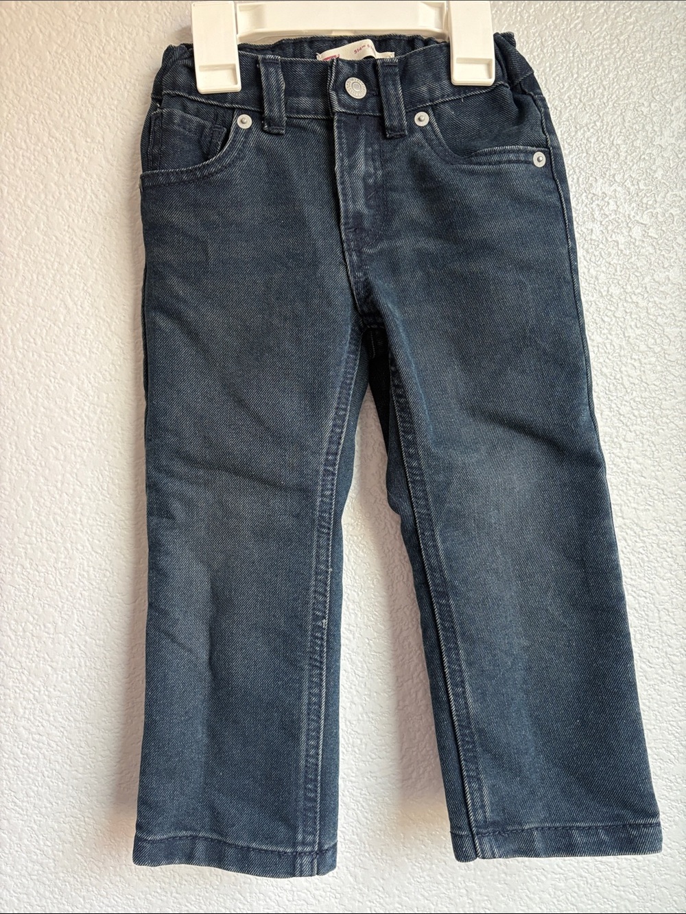 Levi's Straight-Leg Jeans in Dark Blue